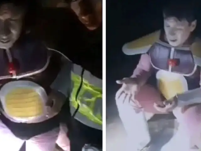 Freezer se cayó en una cueva en Huancavelica: tiktoker fue rescatado por serenos