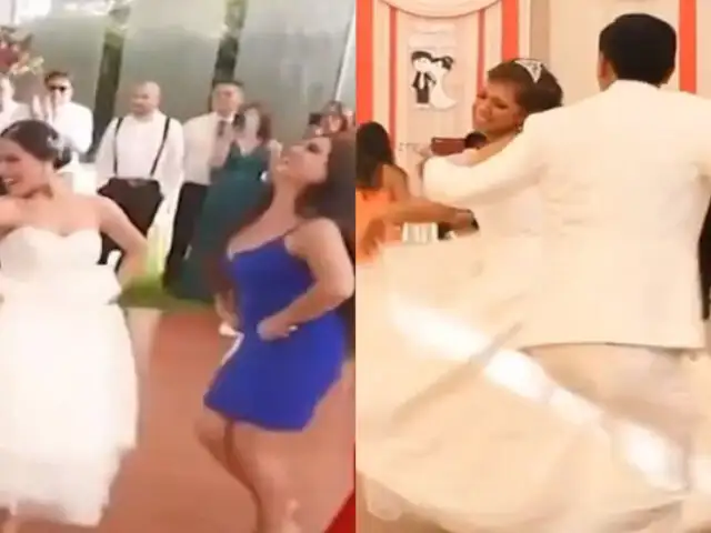 Parejas de recién casados celebran fiesta a ritmo de Marinera y Huaylas