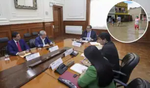 Premier Otárola se reunió con legisladores de Piura para evaluar acciones ante Fenómeno El Niño