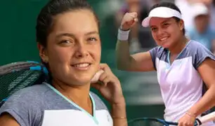 Tenis: peruana Lucciana Pérez ganó en debut del US Open Junior
