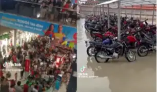 Iquitos: Mall Aventura quedó inundado pocos días después de su inauguración