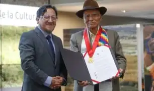Sabio y escritor del pueblo originario Aimara, Daniel Quispe Machaca, es reconocido como Personalidad Meritoria de la Cultura