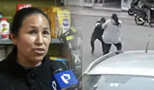 Los Olivos: Mujer se resiste a robo de su cartera y es golpeaba salvajemente