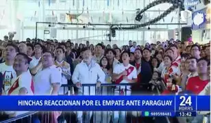 Perú vs. Paraguay: hinchas peruanos reaccionaron ante vibrante encuentro