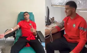 Terremoto en Marruecos: Hakimi y otras figuras del fútbol donan sangre para víctimas