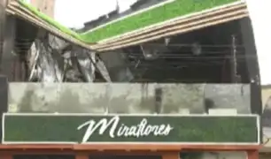 SJL: discoteca termina con el techo destrozado tras el colapso de una obra en construcción vecina