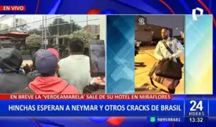 Locura por Neymar en Miraflores: Hinchas acuden a hotel de concentración de Brasil