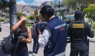 Ayacucho: Migraciones interviene a más  de 100 extranjeros que estaban en condición irregular