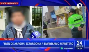 Collique: Empresario ferretero denuncia que es extorsionado por "El Tren de Aragua"