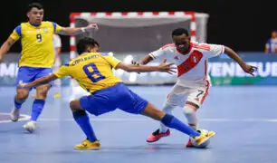 Perú perdió 15-0 ante Brasil en el Sudamericano Sub-20 de Futsal