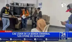 Huaura: Cae lider de banda criminal "Los Stone de Hualmay"