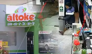 Ladrón simula tener arma de fuego y asalta un minimarket en Barranco