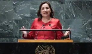 Dina Boluarte propone "pacto mundial" en la ONU para enfrentar fenómenos climatológicos
