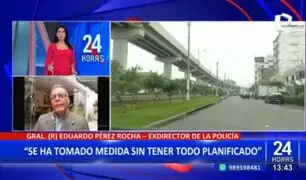 Pérez Rocha sobre estado de emergencia: "Se ha tomado la medida sin tener todo planificado"