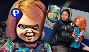 "Chucky" es "arrestado" por la policía tras amenazar con cuchillo y pedir dinero a transeúntes