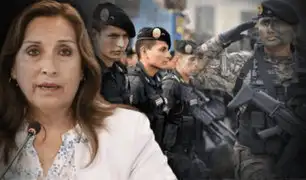 Presidenta Boluarte: Junto a las FFAA haremos retroceder a la delincuencia y la criminalidad