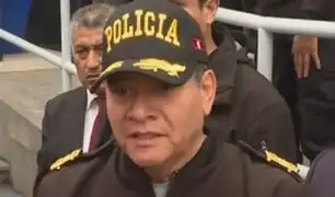 Comandante general de la PNP tras críticas a estado de emergencia: "No se soluciona de la noche a la mañana"