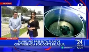 Chorrillos: Municipio anuncia plan de contingencia ante corte de agua