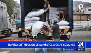 Distribuyen alimentos para 2 mil ollas comunes de Lima