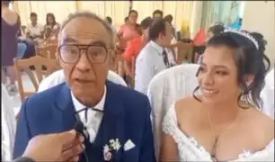 Pucallpa: mujer se casa con hombre 50 años mayor que ella