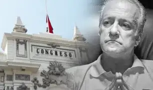 Congreso: Pabellón Nacional fue izado a media asta por fallecimiento de “Nano” Guerra García