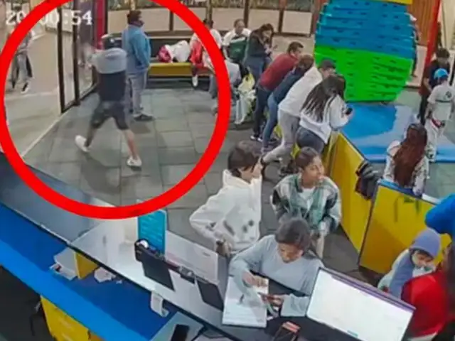 Callao: nuevas imágenes de balacera en centro comercial Minka