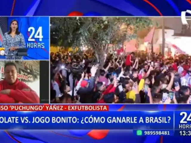 "Puchungo" Yáñez sobre partido contra Brasil: "Hoy va a ser un día memorable para Perú"