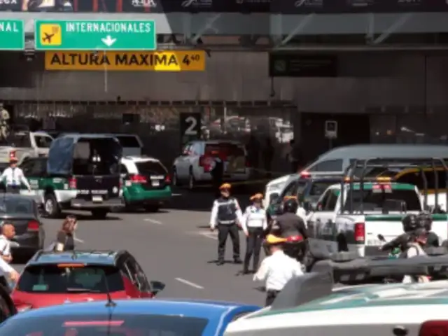 Dos policías heridos tras tiroteo en aeropuerto internacional de la Ciudad de México