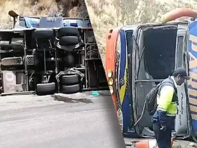 Ayacucho: Despiste de bus deja 3 fallecidos y 20 heridos