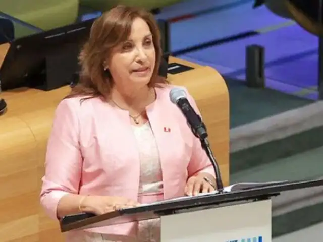 Presidenta Boluarte en la ONU: En el Perú estamos en diálogo permanente y en un proceso de pacificación