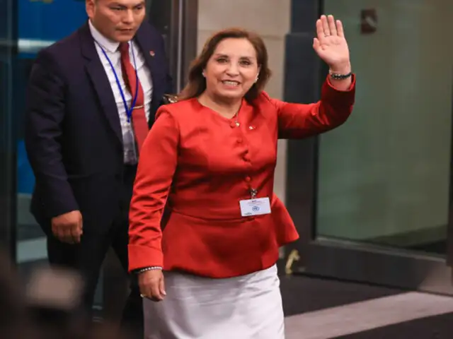 Dina Boluarte a su salida de la ONU: asumí la presidencia para hacer respetar el Estado de derecho
