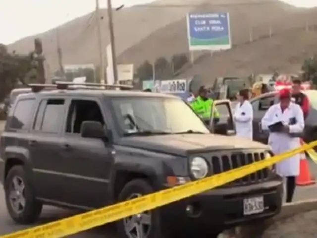 Sicariato en Santa Rosa a plena luz del día: Acribillan a hombre dentro de su camioneta