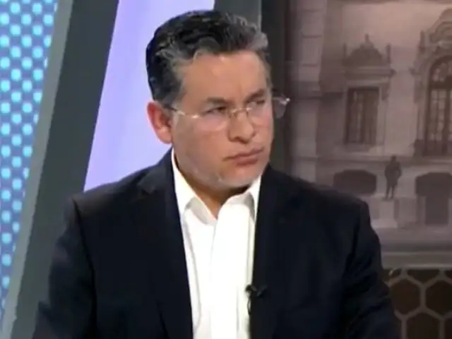 Rubén Vargas: "Los Gobiernos recurren al estado de emergencia porque no saben cómo enfrentar el problema"