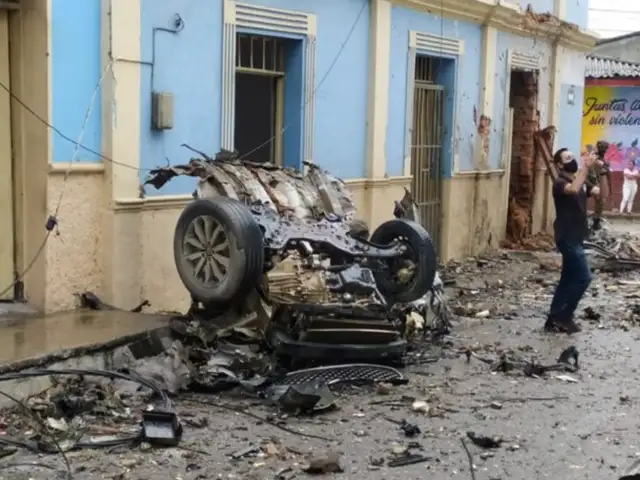 Colombia: dos muertos y dos heridos al explotar coche bomba