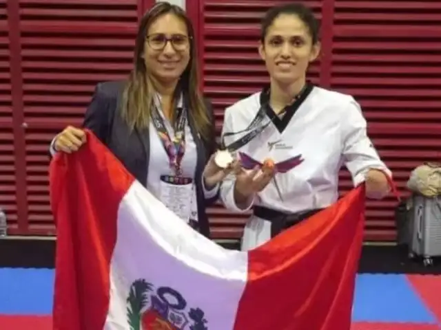 ¡Orgullo peruano! Angélica Espinoza ganó el oro en Gran Prix de Parataekwondo de México