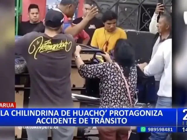 "Chilindrina huachana" protagoniza accidente de tránsito en Huaura