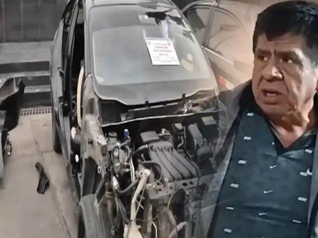 Diprove: intervienen un taller donde desmantelaban vehículos en El Agustino