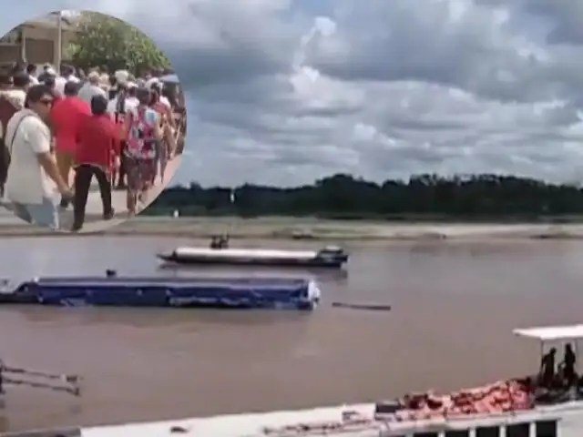 Loreto: manifestantes bloquean río Huallaga y retienen al menos 5 embarcaciones
