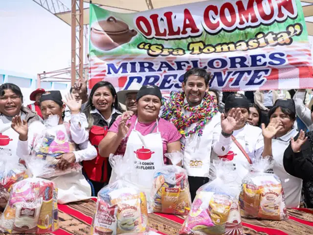 Midis entrega más de 256 toneladas de alimentos a municipalidades de Arequipa para atención de 112 ollas comunes