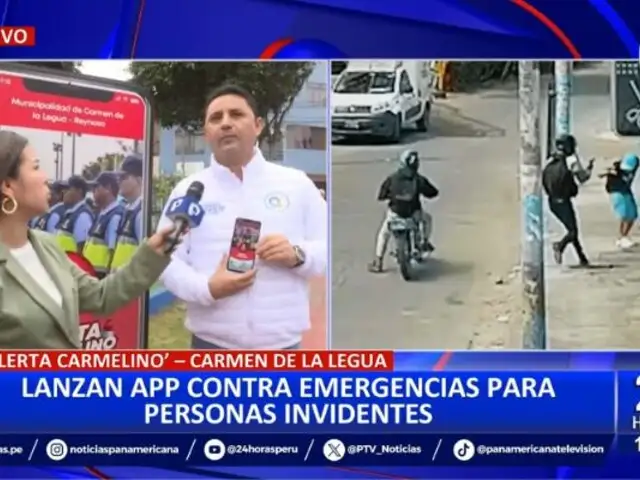 "Alerta Carmelino": Lanzan app contra emergencias para personas invidentes