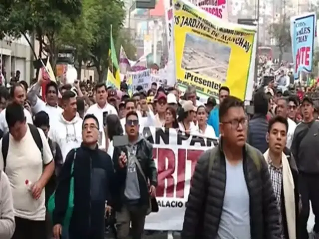Pachacámac: marcha contra la delincuencia y extorsión convocó a 5 mil vecinos