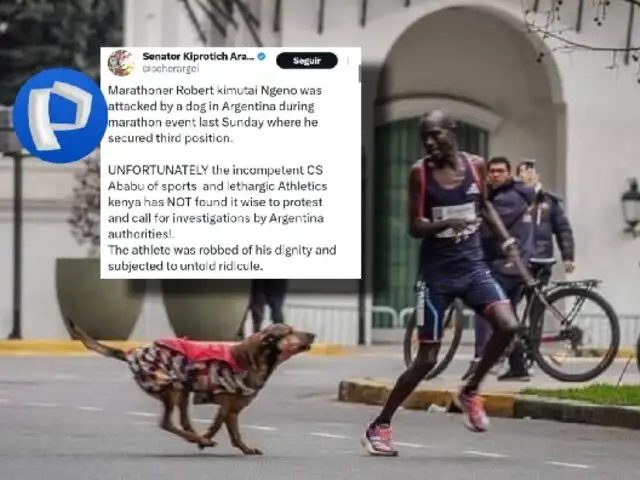 Insólito incidente: atleta keniano es atacado por Perro en maratón de Buenos Aires