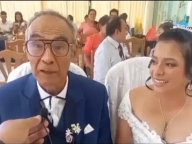 Pucallpa: mujer se casa con hombre 50 años mayor que ella
