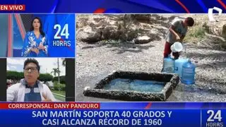 Región San Martín soporta ola de calor de más de 40 grados