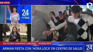 Huancayo: personal médico arma fiesta con “hora loca” en centro de salud de Huayucachi