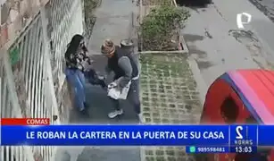 Mujer es asaltada en la puerta de su casa: le roban S/4 mil