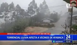Se registran torrenciales lluvias y aniegos en Ayabaca y Chota