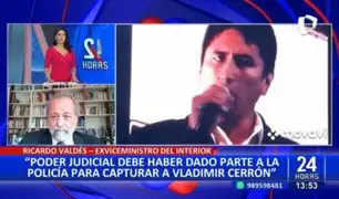 Ricardo Valdés tras sentencia contra Vladimir Cerrón: "Hay que cuidar las fronteras"
