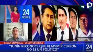 Excongresista Combina sobre sentencia a Cerrón: “Tiene un rosario de denuncias”