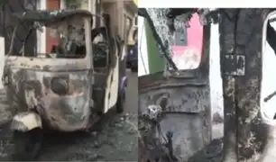 Chorrillos: riña por Facebook habría desencadenado el incendio de mototaxi